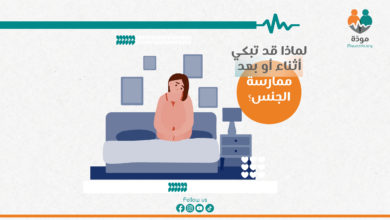 البكاء أثناء أو بعد ممارسة الجنس - منصة مودّة - Mawadda